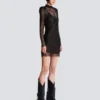 Bodycon-Kleid aus Spitze mit Leopardenmuster Bodycon-Kleid aus Spitze mit Leopardenmuster