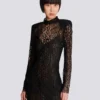 Bodycon-Kleid aus Spitze mit Leopardenmuster Bodycon-Kleid aus Spitze mit Leopardenmuster
