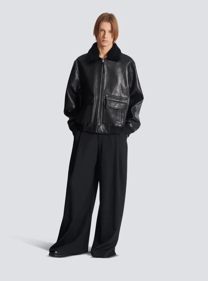 Bomberjacke aus Lammfell Bomberjacke aus Lammfell