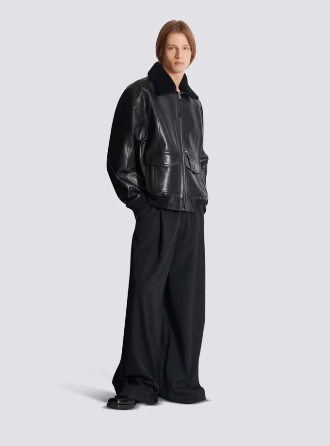 Bomberjacke aus Lammfell Bomberjacke aus Lammfell