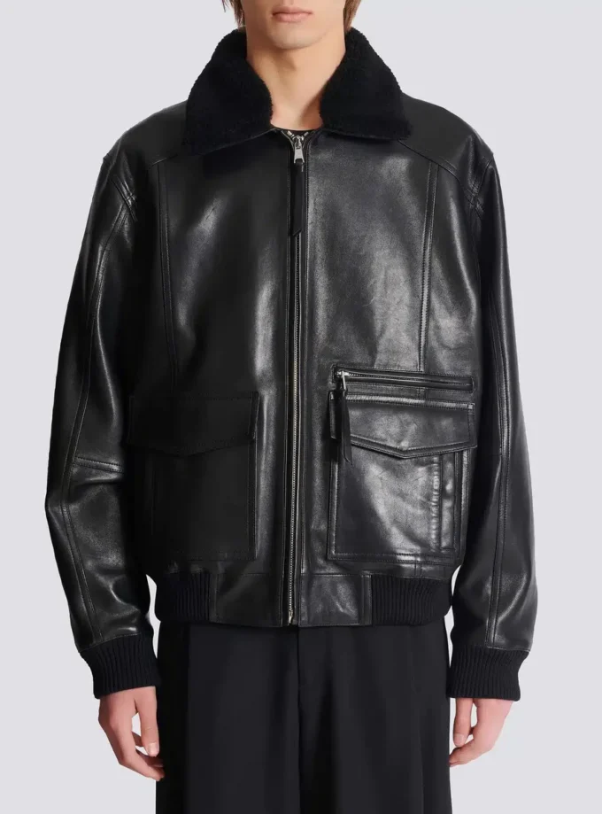 Bomberjacke aus Lammfell Bomberjacke aus Lammfell