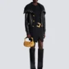 Bomberjacke aus Lammleder und Strick Bomberjacke aus Lammleder und Strick