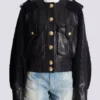 Bomberjacke aus Tweed und Leder Bomberjacke aus Tweed und Leder