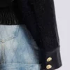 Bomberjacke aus Tweed und Leder Bomberjacke aus Tweed und Leder