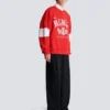 Boxy Balmain College Sweatshirt Boxy Balmain College Sweatshirt