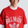 Boxy Balmain College Sweatshirt Boxy Balmain College Sweatshirt