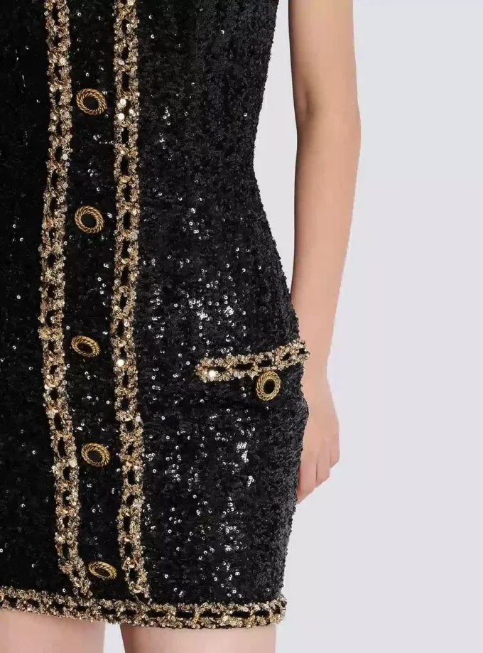 Bustierkleid mit Paillettenstickerei Bustierkleid mit Paillettenstickerei