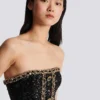 Bustierkleid mit Paillettenstickerei Bustierkleid mit Paillettenstickerei