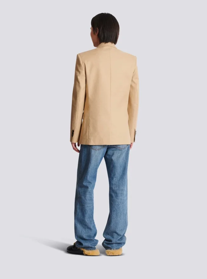 Canvas-Jacke mit 2 Knöpfen Canvas-Jacke mit 2 Knöpfen