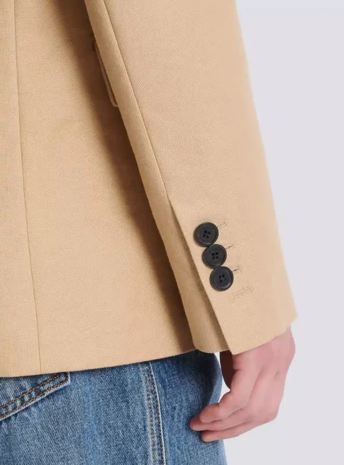 Canvas-Jacke mit 2 Knöpfen Canvas-Jacke mit 2 Knöpfen