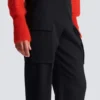 Cargohose aus Grain-de-Poudre-Wolle Cargohose aus Grain-de-Poudre-Wolle