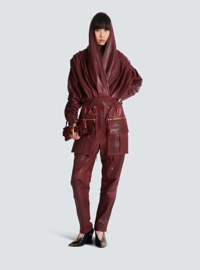 Cargohose aus Lammleder