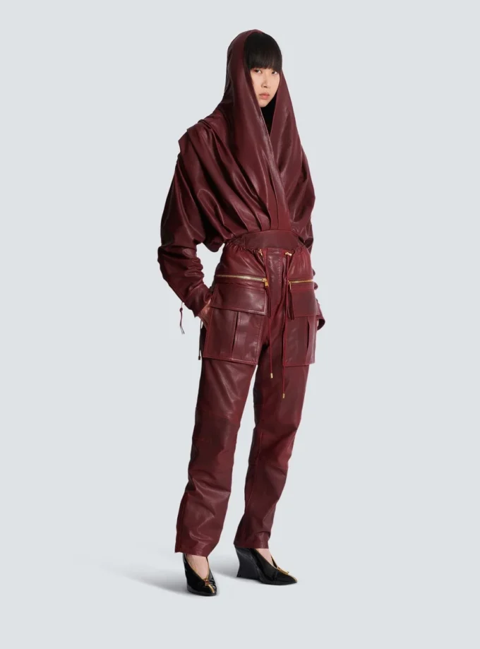 Cargohose aus Lammleder