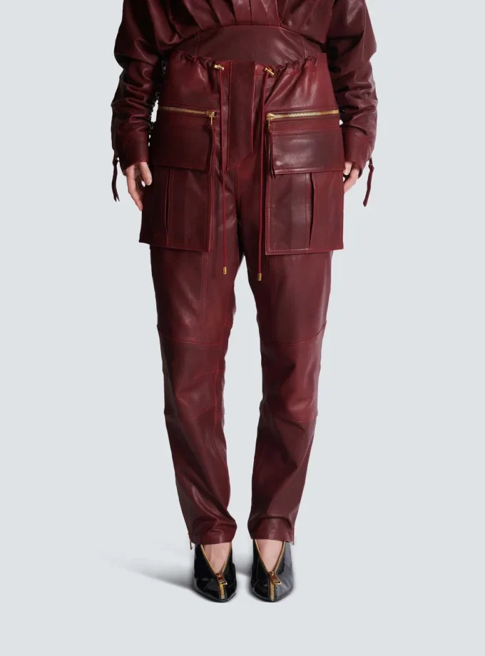 Cargohose aus Lammleder
