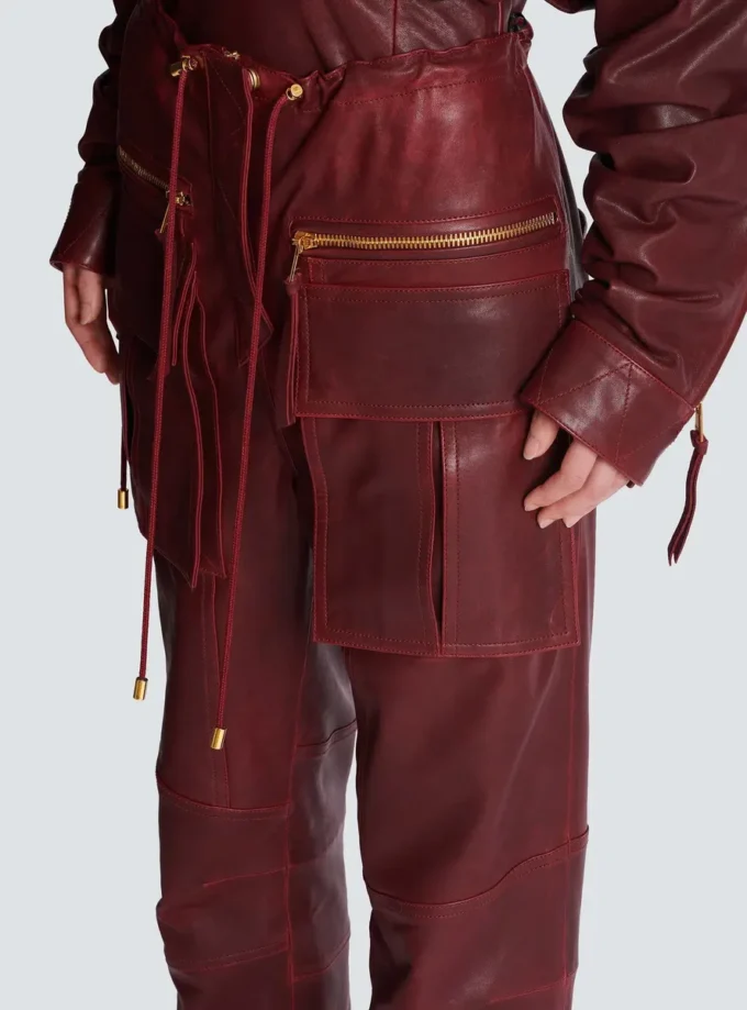 Cargohose aus Lammleder