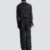 Crêpe-Hose mit Strass-Motiv „Constellation” Crêpe-Hose mit Strass-Motiv „Constellation”