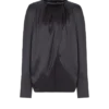 Drapierte Seidenbluse Drapierte Seidenbluse