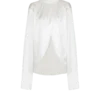Drapierte Seidenbluse Drapierte Seidenbluse