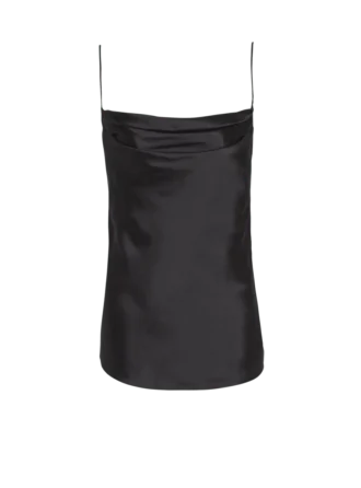 Drapiertes Oberteil aus Satin Drapiertes Oberteil aus Satin