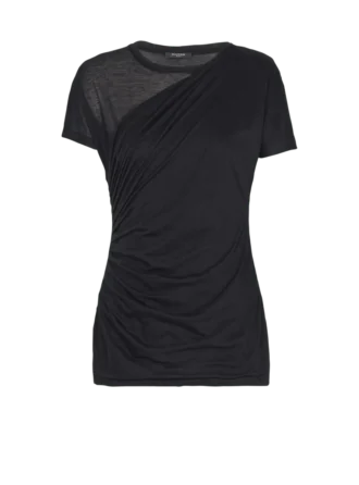 Drapiertes T-Shirt