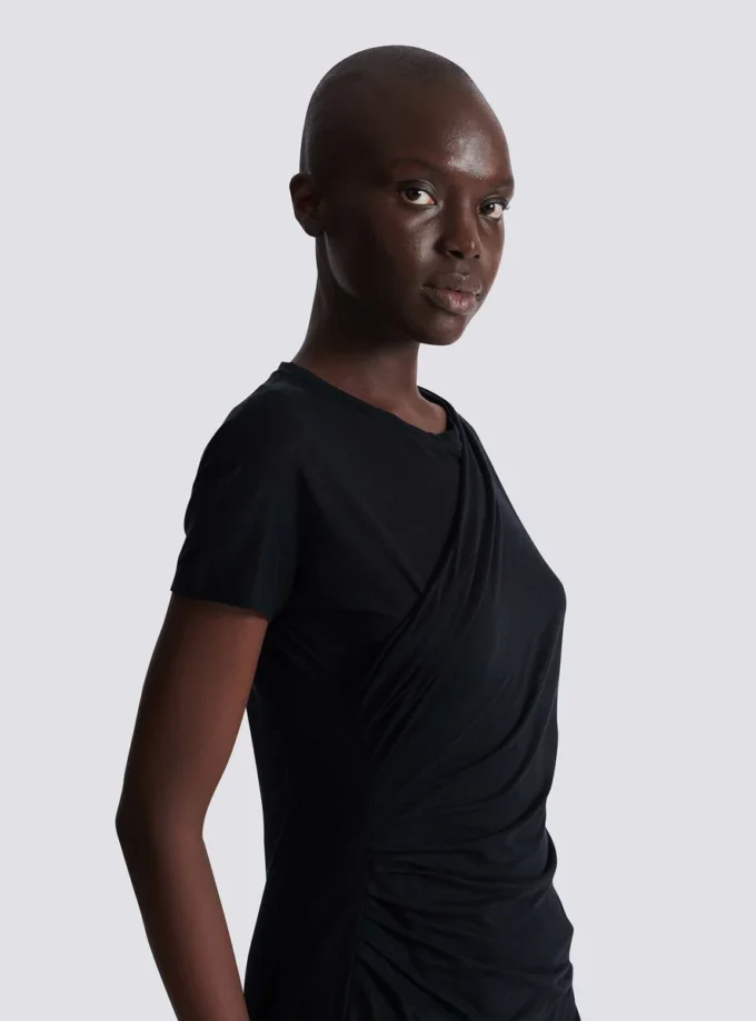 Drapiertes T-Shirt Drapiertes T-Shirt