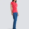 Drapiertes T-Shirt mit Knöpfen Drapiertes T-Shirt mit Knöpfen