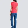 Drapiertes T-Shirt mit Knöpfen Drapiertes T-Shirt mit Knöpfen