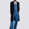 Dunkelblaue Jeanslatzhose Dunkelblaue Jeanslatzhose