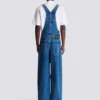 Dunkelblaue Jeanslatzhose Dunkelblaue Jeanslatzhose