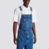 Dunkelblaue Jeanslatzhose Dunkelblaue Jeanslatzhose