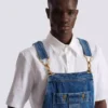 Dunkelblaue Jeanslatzhose Dunkelblaue Jeanslatzhose