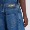 Dunkelblaue Jeanslatzhose Dunkelblaue Jeanslatzhose