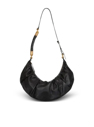 Ebene Hobo-Tasche aus Kalbsleder