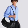 Ebene Hobo-Tasche aus Kalbsleder Ebene Hobo-Tasche aus Kalbsleder