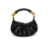 Ebene Mini-Tasche aus Kalbsleder
