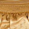 Ebene Mini-Tasche aus Lamé-Leder