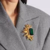 Edelstein-Strass- und Kristallbrosche