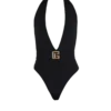 Einteiliger Badeanzug mit PB-Logo Einteiliger Badeanzug mit PB-Logo