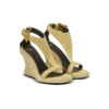 Espadrilles mit Keilabsatz aus Wildleder