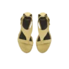 Espadrilles mit Keilabsatz aus Wildleder