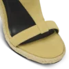 Espadrilles mit Keilabsatz aus Wildleder