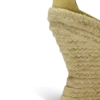 Espadrilles mit Keilabsatz aus Wildleder