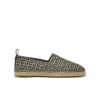 Espadrilles mit Monogramm-Jacquard