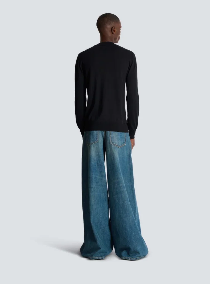 Feiner Pullover aus Seide und Baumwolle