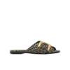 Flache Monogramm-Jacquard-Sandalen „Anthem“ Flache Monogramm-Jacquard-Sandalen „Anthem“