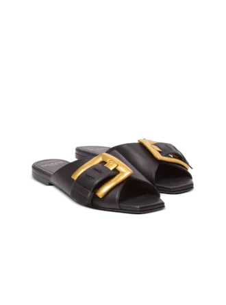 Flache Sandalen aus Kalbsleder von Anthem