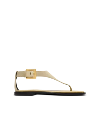 Flache Zehensandalen Anthem aus Wildleder