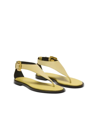 Flache Zehensandalen Anthem aus Wildleder
