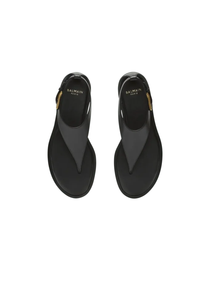 Flache Zehenstegsandalen „Anthem” aus Lammleder Flache Zehenstegsandalen „Anthem” aus Lammleder