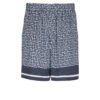 Fließende Shorts mit Monogramm Fließende Shorts mit Monogramm